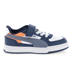 PUMA PS PUMA CAVEN<br>Bleu orange Cuir synthétique