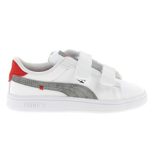 PUMA INF PUMA SMASH<br>Blanc multi Cuir synthétique