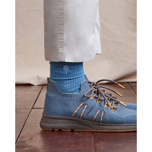 FAGUO SOCKS X1 UNDERWEAR KNIT<br>Bleu Coton