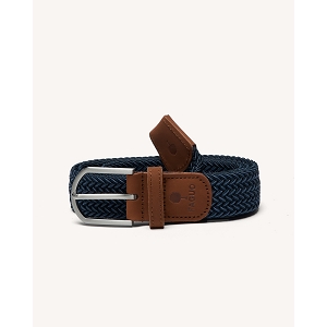 FAGUO BELT BELT WOVEN<br>Marine bleu Polyester