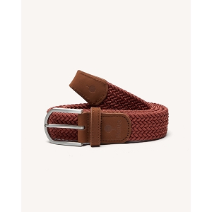 FAGUO BELT BELT WOVEN<br>Brique Polyester