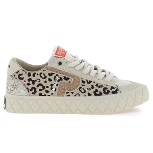 PALLADIUM ACE LO LTH<br>Beige multi Croute de cuir