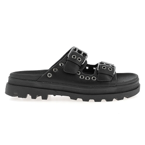 PALLADIUM DUNELITE RIVIERA<br>Noir Cuir lisse