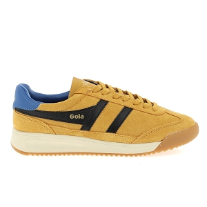 GOLA TORNADO ‘88<br>Jaune noir Croute de cuir