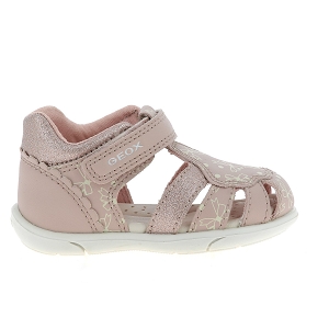 GEOX B SANDAL ZAPITO GIRL<br>Rose multi Cuir synthétique