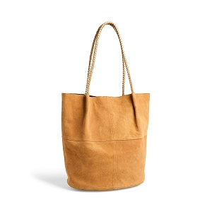 PIECES PCBRIANNA SUEDE SHOPPER FC<br>Cognac Croute de cuir