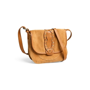 PIECES ASUEDECROSSBODYFC<br>Cognac Cuir lisse