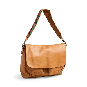 PIECES PCBENNA LEATHER DAILY BAG FC<br>Cognac Cuir lisse