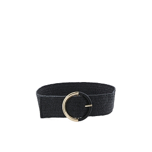 PIECES PCSIDSEL WAIST BELT<br>Noir Raphia