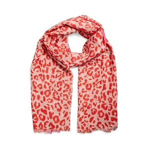 PIECES PCALBA LONG SCARF BC<br>Orange multi Polyester