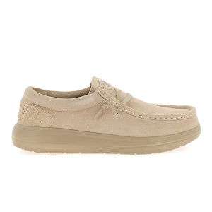 DUDE WALLY COMF SUEDE<br>Naturel Croute de cuir