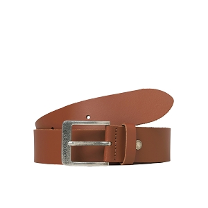 JACK AND JONES JACBRAGA LEATHER BELT SN<br>Cognac Cuir lisse
