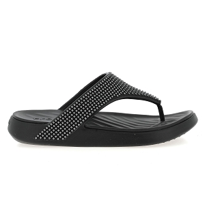 CROCS GETAWAY GEMS TRIANGLE FLIP<br>Noir