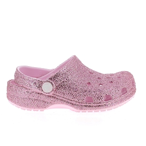 CROCS CLASSIC CHUNKY GLITTER CLOG<br>Fuchsia