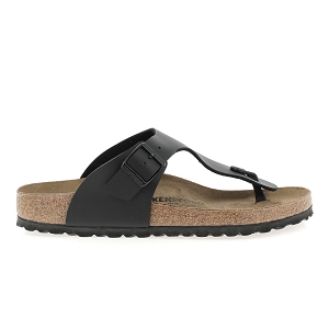 BIRKENSTOCK RAMSES BIRKO FLO<br>Noir Cuir synthétique