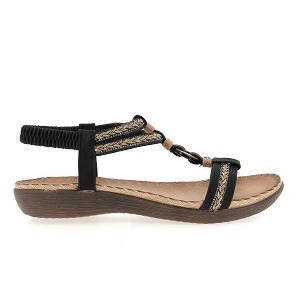 RIEKER V7564<br>Noir multi Cuir synthétique