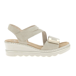 RIEKER 67410<br>Beige Cuir synthétique