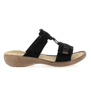 RIEKER 60881<br>Noir multi Cuir synthétique