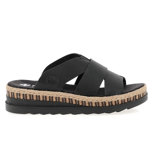 RIEKER V7989<br>Noir Cuir synthétique