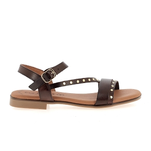 EVA FRUTOS 3079<br>Marron or Cuir lisse