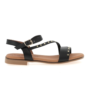 EVA FRUTOS 3079<br>Noir or Cuir lisse