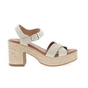 ELIUM 32660<br>Beige argent Cuir lisse