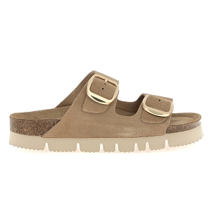 ELIUM 0302<br>Beige foncé Croute de cuir