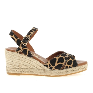 LA MAISON DE LESPADRILLE 834<br>Noir marron Toile Canvas