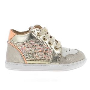  BOUBA BIBI<br>Beige or Cuir lisse 