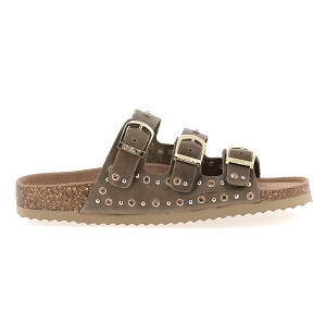  HC.BIO601<br>Kaki Cuir gras Clous