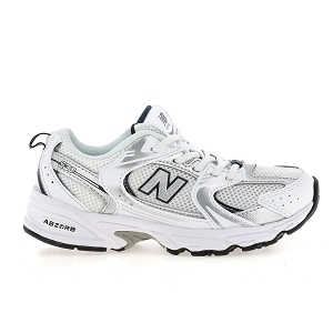 NEW BALANCE 530<br>Blanc argent Toile Mesh