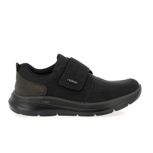RIEKER B1854<br>Noir marron Cuir synthétique