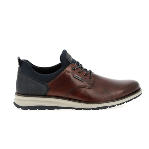 RIEKER 14755<br>Marron marine Cuir lisse