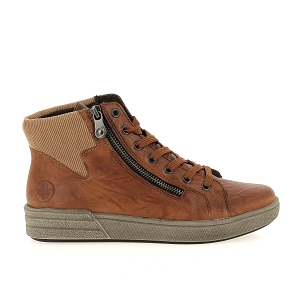 RIEKER X0709<br>Cognac Cuir lisse