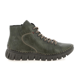RIEKER 57501<br>Gris kaki Cuir synthétique