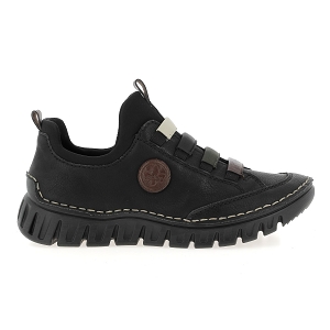 RIEKER 57550<br>Noir multi Cuir synthétique