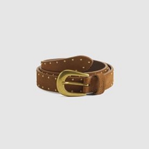 LEVIS BELLA STUDDED BELT<br>Cognac Cuir lisse