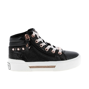  SKECHERS AURA LX<br>Noir Cuir synthétique Uni
