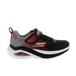 SKECHERS MICROSPEC MAX VELOCITY<br>Noir gris Toile Mesh