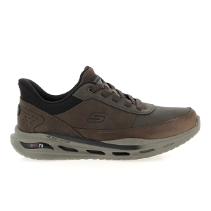 SKECHERS SKECHERS SLIPINS ARCH FIT ORVAN<br>Marron Cuir synthétique