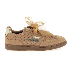 VANESSA WU AURA EMBLEM<br>Camel Croute de cuir