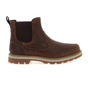  BRITTON ROAD MID CHELSEA BOOT<br>Marron foncé Cuir gras Uni