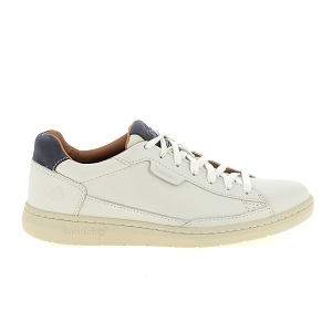 TIMBERLAND PORTOFINO PIER LOW LACE UP SNEAKER<br>Blanc marine Cuir lisse