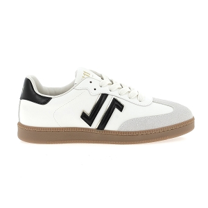 CL11 SNEAKERS CL100<br>Blanc noir Cuir synthétique