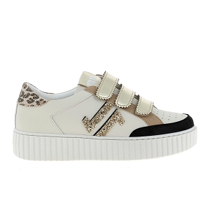 CL11 SNEAKERS CL103<br>Blanc or Cuir synthétique