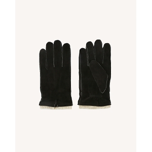 FAGUO GLOVES SCARF & GLOVES WOVEN<br>Marron foncé