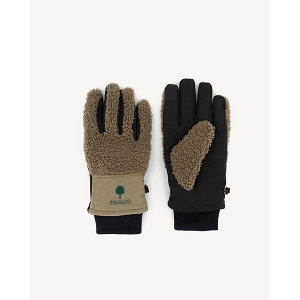 FAGUO GLOVES OTD KNIT<br>Marron clair