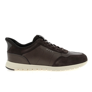 GEOX U FLEXTRIDEZERO PLUS<br>Marron foncé Cuir synthétique