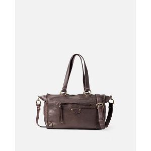BIBA ALASKA<br>Marron foncé Cuir lisse