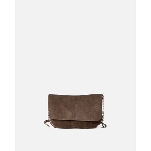 BIBA WILD ORANGE<br>Marron foncé Croute de cuir